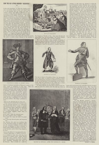 How the Old Actors Dressed Shakespeare by John Boyne